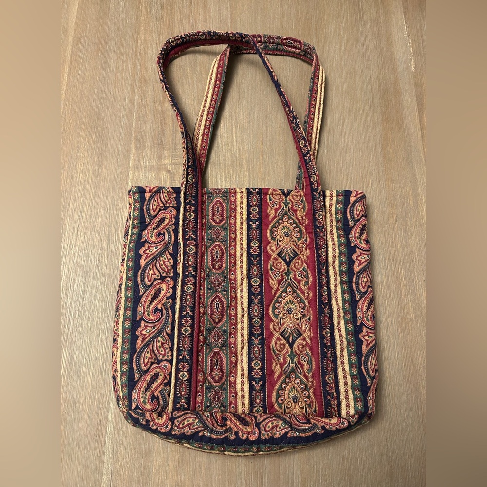 Vera Bradley 1987 Paisley Tote Bag - Picture 2 of 6